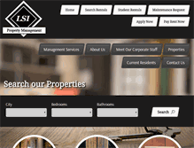 Tablet Screenshot of lsimanagement.com